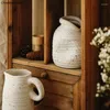 Вазы в скандинавском простом стиле, художественная керамическая ваза для цветов, современная легкая, роскошная, для сушеной композиции, мягкие украшения для дома