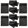 Tvättpåsar 8 PCS Black Bag Garment Mesh Sock Delicatessen Polyester Washing Travel