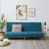 Cubiertas para sillas Oficina Decoración del hogar Cubierta de sofá rectangular sin brazos Espesar Polvo de una pieza Transpirable Protector suave
