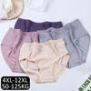 Women's Panties Underwear Cotton Plus Size Middle Waist Solid Color Briefs Girls Breathable Underpants Ladies Lingeries Comfort