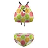 Damesbadmode Kleurrijk Schattig Citroenbikini-badpak Citrusfruit Sexy Push-upbikinis Set Dames Fitness Vrouwelijk