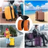 Dekorativa figurer Anti Scratch Supercase Cover Silicone Wheels Protector Färgglada ljudreduktion Absorptionsbagage Tillbehör