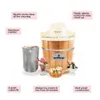 Elite Gourmet EIM-924L # Carne elettrica e salgemma, congelatore da 4 litri, crema di yogurt o gelato gelato, manuale di ricette, pino