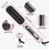 Irons hår rakare keramiskt hår rätning curling järnvärme kamretträtare elektrisk kamrätare modelleringsverktyg