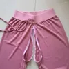 Women's Pants Summer Ice Silk Wide-Leg Double-Headed Invisible Zipper Open-Seat Large Opening Convenient Sex