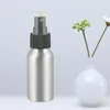 Bouteilles de stockage 50 ml Spray Aluminium Voyage Remplissage Fine Mist Parfum rechargeable Vide