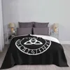 Coperte Norse - Nodo Bianco Aria Condizionata Coperta Morbida Plaid Antica Asatru Asgard Bussola Navigazione Germanico Elmo Di