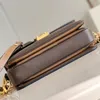 10A جودة عالية Pochette East West Metis Vintage Designer Handbags Clutch Leather Classic Chain Bag Contain