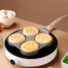 Pans Egg Burger Maker Pan Anti-Scald Handle Household Steak Frying Easy To Clean For Gas Stove And Induction Cookware Accessories