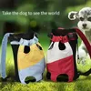 Nouveau sac à dos pour chat et chien pour sortir, sac pratique à bandoulière pour accompagner les chiens, animaux de compagnie, chats à quatre pattes