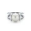 Rings European Brand Gold Plated Hardwear Fashion Pearl Ring Vintage Charms Rings for Wedding Party Finger Costume Jewelry Size 68