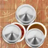 Disposable Cups Straws 4 Pcs Stainless Steel Lid Beverage Can Covers Water Bottles Drink Cup Dust-proof