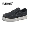 Casual Shoes Men Derby Fashion Dress Classic Black Causal Sneakers Business Suede Footy na imprezę duży rozmiar 39-44