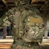 Backpacks Tactical Vest Accessories 1000d Lightweight Waterproof Water Bag Molle Backpack Millitary Edc Pouch Airsoft Gun Hunting Vest