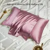 ナチュラル22 Momme 100 Mulberry Silk Cillowcase Pillow Case 48x74cm 240325