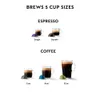 Breville Nespresso Vertuo Pop+ Coffee and Espresso Hine med Brewing Hine, Titan Medium