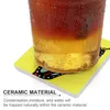 Porta-copos de cerâmica Flight (quadrado) personalizados engraçados para bebidas estéticas