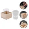 Wine Glasses Sake Cup Tea Mug Crystal Drinking Bottle Water Wooden Coffee Traditional Kit Decanter