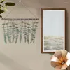 Fleurs décoratives murales artificielles suspendues, décoration de maison, chambre à coucher, plantes tropicales vertes, feuilles de vigne, décorations pour magasin et bureau