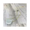 Hanger Kettingen Irregar Natuurlijke Kristal Minerale Steen Ketting Vrouwen Healing Reiki Chakra Energie Roze Amethist Choker Gift Drop Deli Dhnct