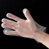 Transparante 100 stks/partij wegwerp plastic handschoenen voor restaurantgebruik thuis keuken voedselverwerking huishoudelijke schoonmaakhandschoenen