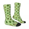 Herrstrumpor Happy Frog Male Mens Women Spring Strumpor Polyester