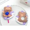 Gift Wrap 10Pcs Bear Pattern Lollipop Decorative Paper Card DIY Packaging Korean Package INS 3D Candy Holder