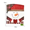 Stoelhoezen 1PCS Kerst Cover 54x48cm Poppenkruk Kamer Ornament Meubels Benodigdheden Voor Xmas Party home Decoratie