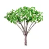 Dekoratif Çiçekler Noel Ağacı Mini Ağaçları Bahçe Mikro Peyzaj Model Simülasyon