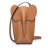 Tasarımcı Kadın Anagram Elephan Bag Kadın Crossbody Omuz Kayışı Çanta Çiftleri Orijinal Deri Çanta