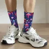 Chaussettes pour hommes Vintage champignon magique unisexe Harajuku motif imprimé Crazy Crew chaussette cadeau