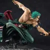 Anime Manga 10 cm One Piece Tre spade Roronoa Zoro Action Figures Statua Collezione PVC Modello Figura Giocattoli per bambini Regalo Burattini Ornamenti 240401