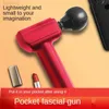 Massage Gun Full Body Massager Mini Pocket Fascia Vibration Electric Impact hela muskelavslappning YQ240401