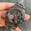 Phase Cal5134 Horloge met witte keramische rand Automatisch mechanisch kalenderuurwerk APS Herenarmband Maan eeuwigdurend 41 mm 10,5 mm 26579 Horloge SUPERCLONE Heren 183