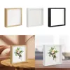 Frames Image Cadre pour les fleurs séchées Décoration de table profonde Box Box Art