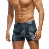 Pantalones cortos para hombres Trajes de baño para hombres Trajes de baño para la playa Boxer Surfing Pantalones de natación Estiramiento Troncos de natación Tablero Ropa de baño corta