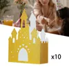 Geschenkverpakking 10 stuks bruiloft snoepdozen creatieve draagbare decoratiedoos voor festival Valentijnsdag Kerstmis Halloween