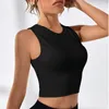 Chemises actives chemise de sport femmes été Fitness haut court coupe intégrée Yoga Pilates vêtements de sport entraînement entraînement hauts de sport vêtements de sport