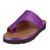 Chinelos Sandálias Femininas 2024 Sapatos Femininos Plataforma Confortável Flat Sole Ortopédico Joanete Corrector Flip-Flops 43