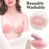 Coussin d'allaitement Couverture de mamelon en silicone Réutilisable Femmes Pétales de sein Lift Soutien-gorge invisible Pasties Adhésif Coussinets de soutien-gorge Autocollant Patch 5-6pcs avec boîte 240330