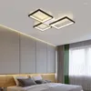 Taklampor Modern LED -ljuskronorlampa för vardagsrum sovrumsstudie inomhus guld/svart färg