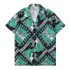 Mäns korta ärm Hawaiian skjorta mode strandskjorta singelbröst stora tryck brev siden twill bowling casual skjorta simning mäns sommarklänning skjorta #16