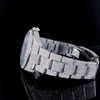 Toppkvalitet Iced Out Moissanite Diamond Watch med Automatic Movement Watch Man Made Diamond Watch med försäljningspris