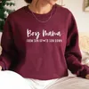 Kadın Hoodies Boy Mama'dan oğuldan yukarıdan aşağıya sweatshirt komik hediye anne kadınlar uzun kollu kazak üstleri