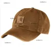 Carharttt Hat Mens Canvas Baseball Caps Designer Hats Hats Hats Womens Fidited Cap