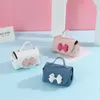 Enveloppe cadeau 5pcs Boîte de mariage Boîte en cuir sac à main