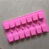 Bakningsformar Mahjong -serie Silikonchokladform med färgad subisnät Model Home DIY Tool XG657