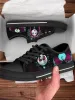 Обувь Elviswords Nightmare Jack и Sally Design Sneaker для женщин кошмар перед рождественскими туфлями для рождественской обуви для девочек теннисные туфли Zapatos