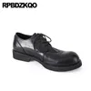 Kleid Schuhe Oxfords Rindsleder Derby Business Wide Toe Lace Up Solide Männer Echtes Leder Plain Retro Pelz Gefüttert Braun Japanische Flats