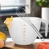 Measuring Tools Egg Liquid Bowl With Scale Froth Filtering Strainer Washing Multifunction Baking Tool Plate Basket Cake Kitchen C1z5